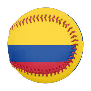 Balle De Baseball Baseball patriotique avec drapeau de la Colombie