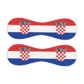 Balle De Baseball Baseball patriotique avec drapeau de la Croatie (Panneaux)