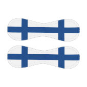 Balle De Baseball Baseball patriotique avec drapeau de la Finlande (Panneaux)