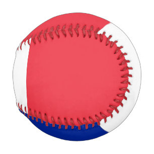 Balle De Baseball Baseball patriotique avec drapeau de la France