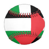 Balle De Baseball Baseball patriotique avec drapeau de la Palestine (Devant)