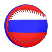 Balle De Baseball Baseball patriotique avec drapeau de la Russie (Devant Gauche)
