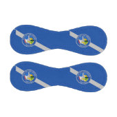 Balle De Baseball Baseball patriotique avec drapeau de Las Vegas, US (Panneaux)