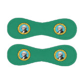 Balle De Baseball Baseball patriotique avec drapeau de l'État de Was (Panneaux)