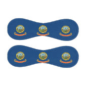 Balle De Baseball Baseball patriotique avec drapeau de l'Idaho, État (Panneaux)