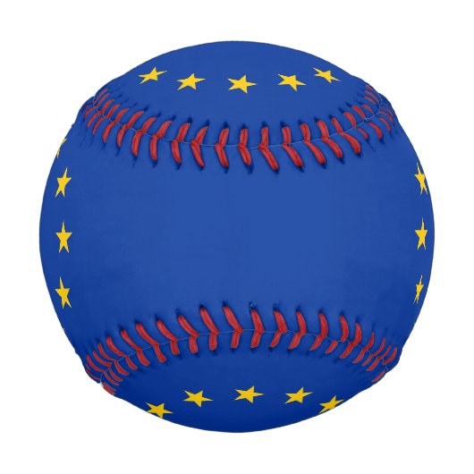 Balle De Baseball Baseball patriotique avec drapeau de l'Union europ (Dos)