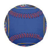 Balle De Baseball Baseball patriotique avec drapeau de l'Utah (Dos)