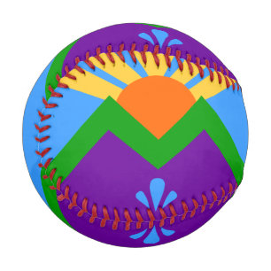 Balle De Baseball Baseball patriotique avec drapeau de Manitou Sprin