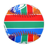 Balle De Baseball Baseball patriotique avec drapeau de Saint-Pétersb (Devant)