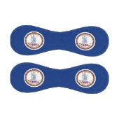 Balle De Baseball Baseball patriotique avec drapeau de Virginie (Panneaux)