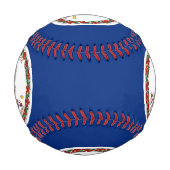 Balle De Baseball Baseball patriotique avec drapeau de Virginie (Dos)