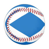 Balle De Baseball Baseball patriotique avec drapeau d'Ecosse (Devant Gauche)