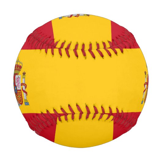 Balle De Baseball Baseball patriotique avec drapeau d'Espagne (Dos)