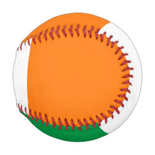 Balle De Baseball Baseball patriotique avec drapeau d'Irlande