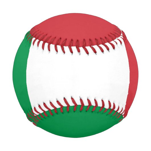 Balle De Baseball Baseball patriotique avec drapeau d'Italie (Dos)