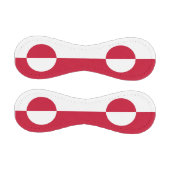 Balle De Baseball Baseball patriotique avec drapeau du Groenland (Panneaux)