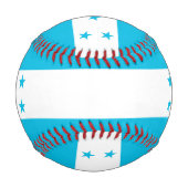 Balle De Baseball Baseball patriotique avec drapeau du Honduras (Dos)