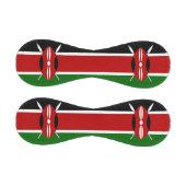 Balle De Baseball Baseball patriotique avec drapeau du Kenya (Panneaux)