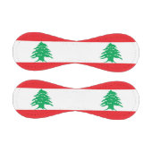Balle De Baseball Baseball patriotique avec drapeau du Liban (Panneaux)