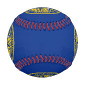 Balle De Baseball Baseball patriotique avec drapeau du Nebraska, USA (Dos)