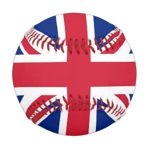 Balle De Baseball Baseball patriotique avec drapeau du Royaume-Uni