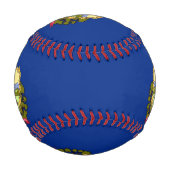 Balle De Baseball Baseball patriotique avec drapeau du Vermont (Dos)