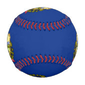 Balle De Baseball Baseball patriotique avec drapeau du Vermont (Devant)