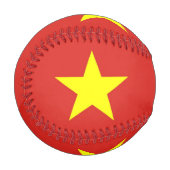 Balle De Baseball Baseball patriotique avec drapeau du Vietnam (Devant Gauche)