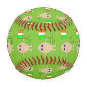 Balle De Baseball Baseball Patriotique Irish Egg (Dos)