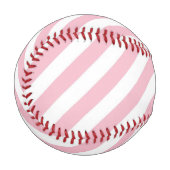 Balle De Baseball Baseball Personnalisé À Doublure Rose (Devant Gauche)