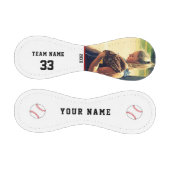 Balle De Baseball Baseball personnalisé avec nom d'équipe Photo (Panneaux)