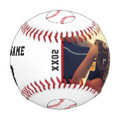 Balle De Baseball Baseball personnalisé avec nom d'équipe Photo (Devant)