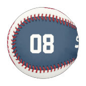 Balle De Baseball Baseball personnalisé avec nom et âge (Devant Gauche)