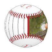 Balle De Baseball Baseball personnalisé avec nom et photo (Devant)