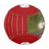 Balle De Baseball Baseball personnalisé avec nom et photo (Devant)