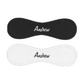 Balle De Baseball Baseball personnalisé avec nom noir et blanc (Panneaux)