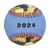 Balle De Baseball Baseball personnalisé avec photo (Dos)