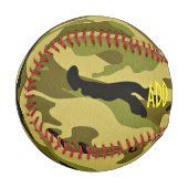 Balle De Baseball Baseball Personnalisé Camo (Devant Gauche)