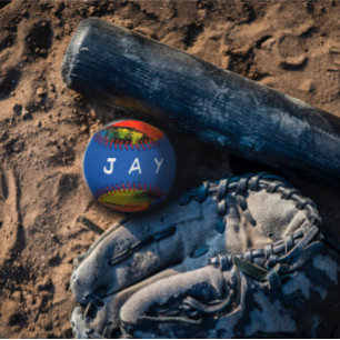 Balle De Baseball Baseball personnalisé coloré