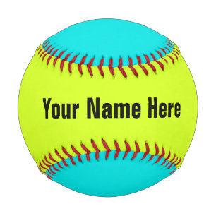 Balle De Baseball Baseball personnalisé couleur néon