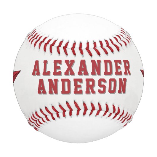 Balle De Baseball Baseball Personnaliser (Devant)