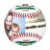 Balle De Baseball Baseball pour le meilleur papa du monde (Devant)