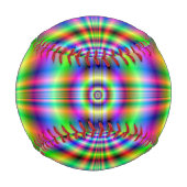 Balle De Baseball Baseball Psychedelic Neon Catscradle (Devant)