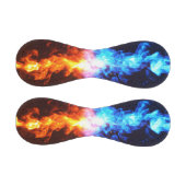 Balle De Baseball Baseball Red and Blue Fire (Panneaux)