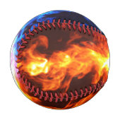 Balle De Baseball Baseball Red and Blue Fire (Devant Gauche)