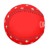 Balle De Baseball Baseball Red Stars (Devant Gauche)