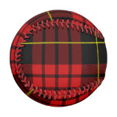 Balle De Baseball Baseball Red Tartan (Devant Gauche)