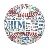 Balle De Baseball Baseball religieux (Devant)