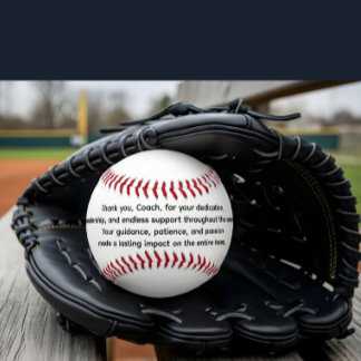 Balle De Baseball Baseball Texte Personnalisé – Cadeau de Sport Pers