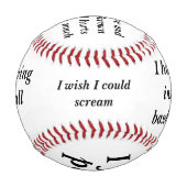 Balle De Baseball Baseball that feels pain (Dos)